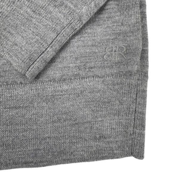 BANANA REPUBLIC Men's Merino Wool Sweater Size Medium Gray - Picture 3 of 7